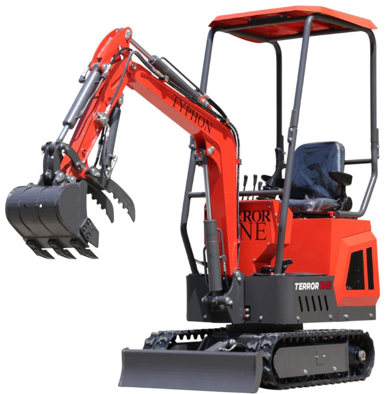 FREE SHIP Mini Excavator 1 Ton Digger 13.5hp Gas Tracked Crawler B&S EPA Engine