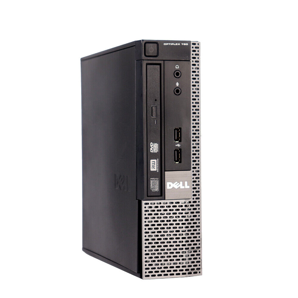 Dell Desktop Computer PC USFF Intel i3 8GB RAM 1TB HDD Windows 10 Pro Wi-Fi DVD