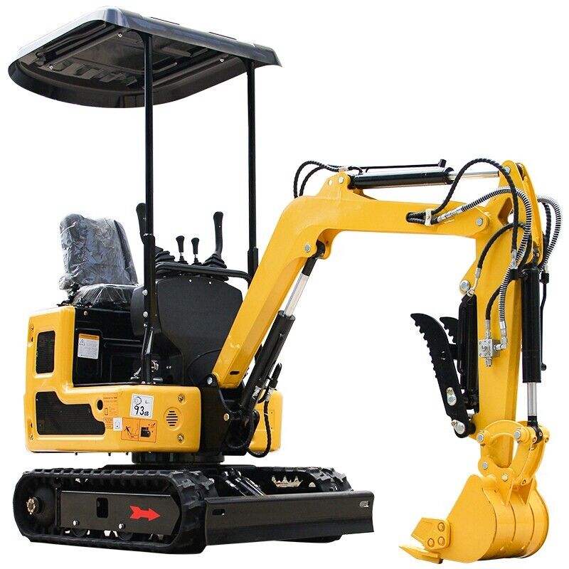Mini Excavator 1 Ton Digger 13.5hp Gas Tracked Crawler B&S EPA Engine
