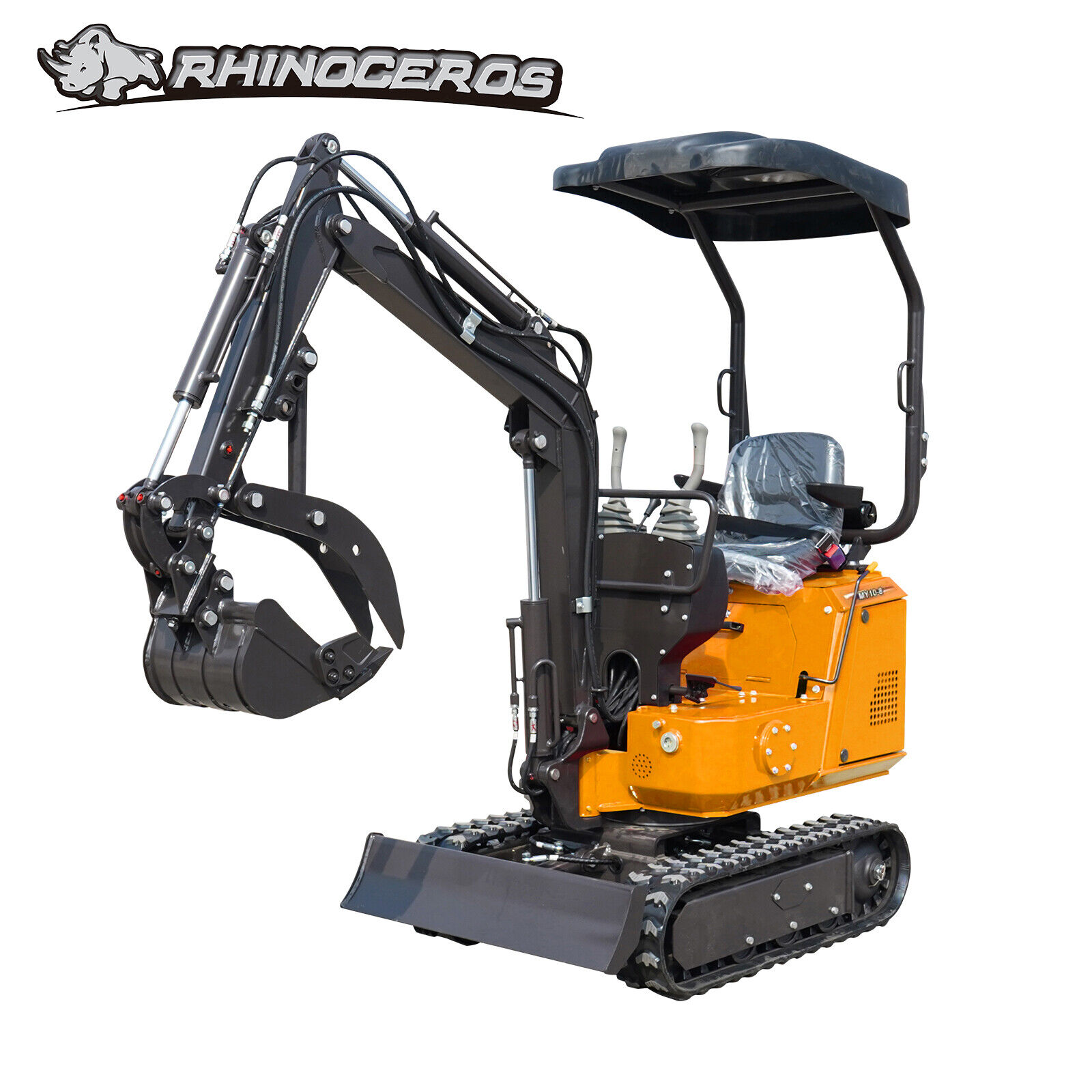 RHINOCEROS 13.5HP Mini Excavator EPA Digger Tracked Crawler with Thumb Holder