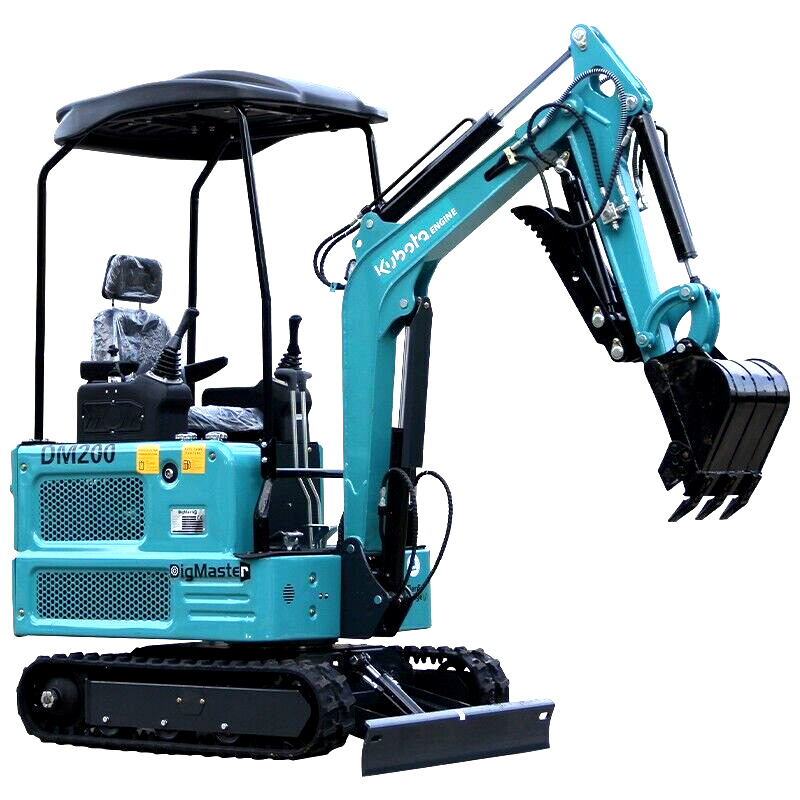FREE SHIPPING NEW 1.8 Ton New Hydraulic Mini Excavator KUBOTA Z482 Diesel Engine