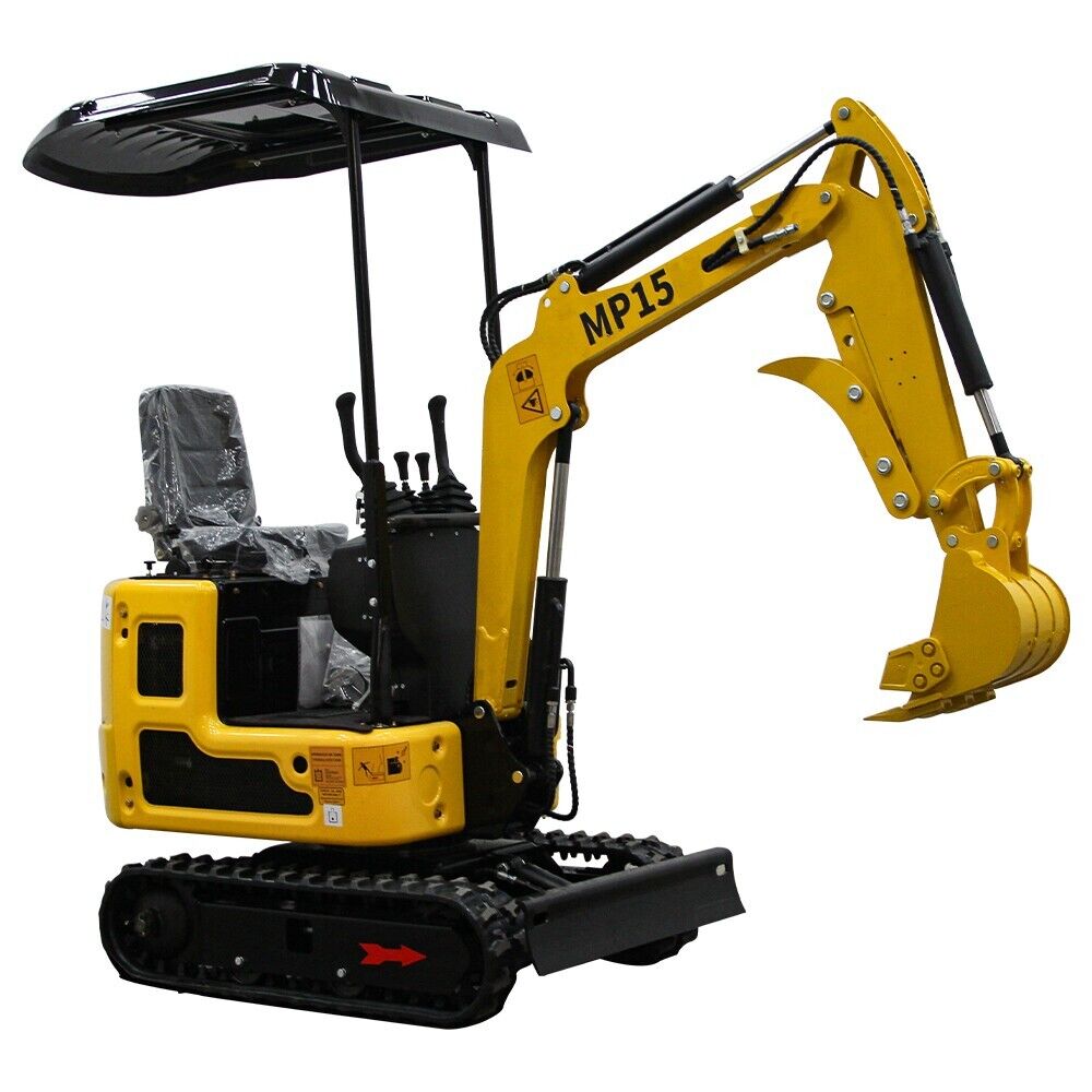 FREE SHIP MachPro 1Ton Mini Excavator 13.5HP Gas Tracked Crawler Garden Tools