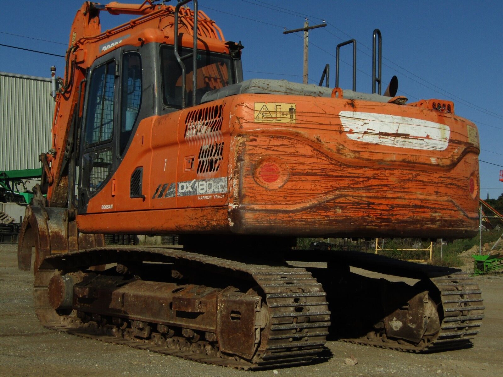 2014 Doosan DX180LC-3 Crawler Excavator Trackhoe Aux Hyd  Cab