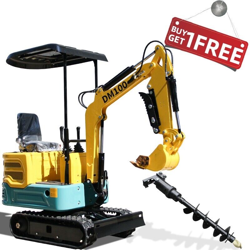 FREE SHIPPING MachPro MP15 1 Ton Mini Excavator Mechanical Thumb Garden Tools
