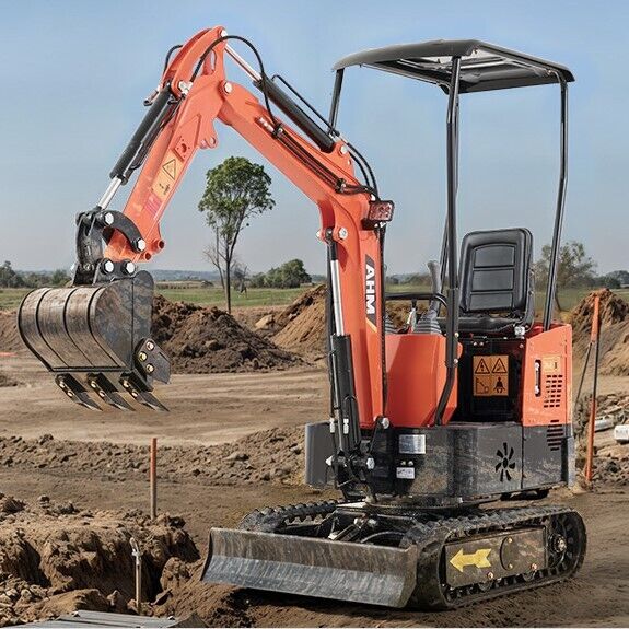 CREWORKS 1-1.3T Mini Excavator 13.5-23hp Mini Digger Crawler & Attachments