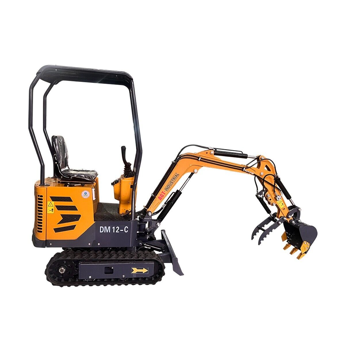 AGT 2024 New 13.5 HP B&S 1 ton Mini Excavator With Hydraulic Thumb & Swing Boom