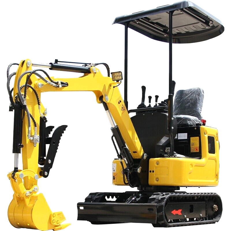 Mini Excavator 1-Ton Digger 13.5hp Gas Tracked Crawler B&S EPA Engine Farm Tools
