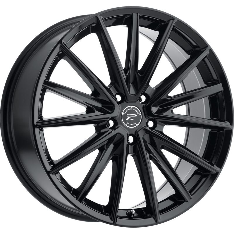 Platinum 461BK Exodus, 20X8.5, 461-2812BK+40