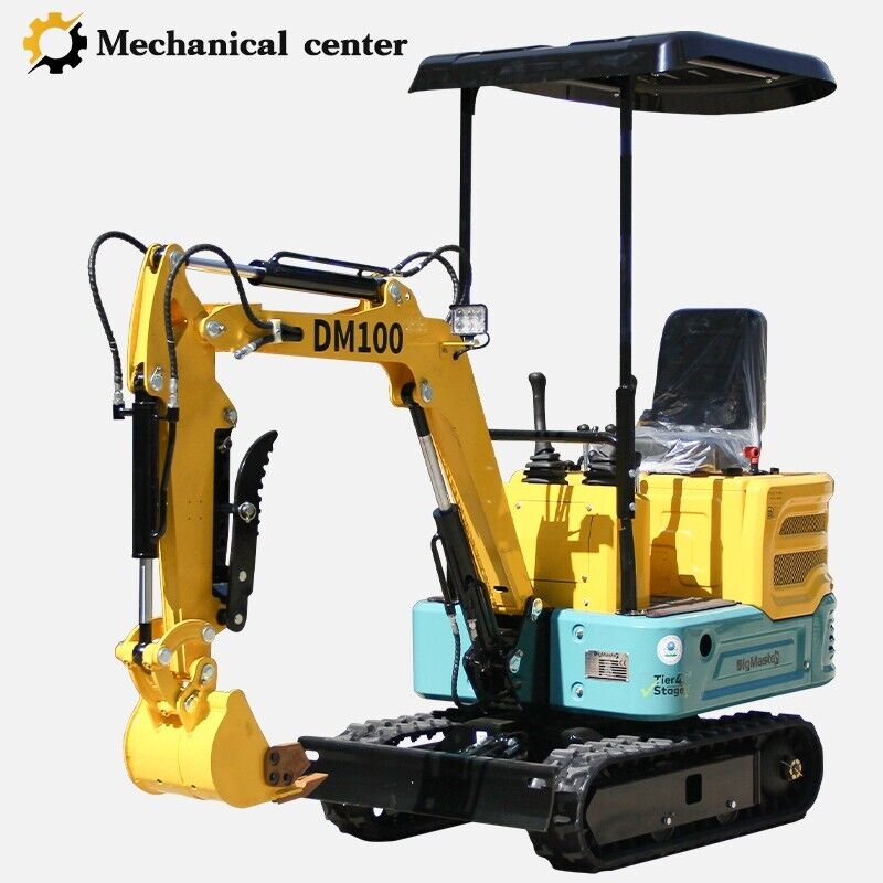 Free Shipping 8.2kw 1 Ton Mini Excavator Small Digger Crawler Industrial Garden Free Shipping 8.2kw 1 Ton Mini Excavator Small Digger Crawler Industrial Garden