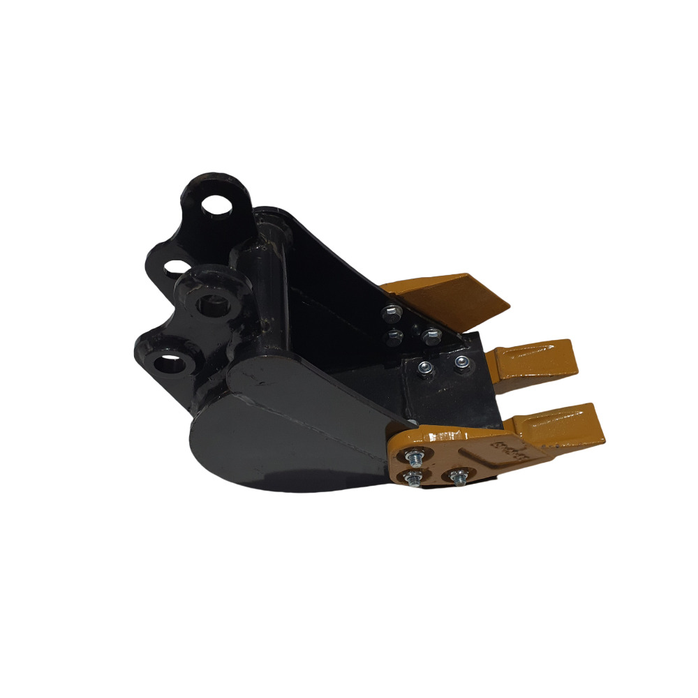 New Mini Excavator Bucket Crawler Digger Machine Attachment 9.84” With Teeth