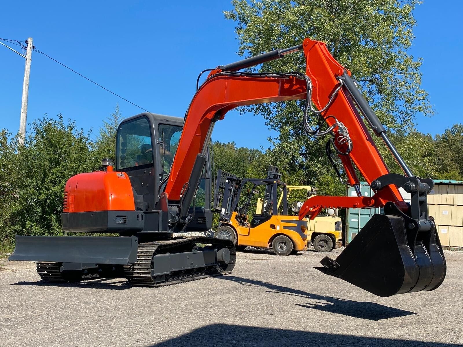 New 6 Ton Mini Excavator EPA Yanmar Diesel 12000 Lbs 61.5 HP FREE SHIPPING! New 6 Ton Mini Excavator EPA Yanmar Diesel 12000 Lbs 61.5 HP FREE SHIPPING!