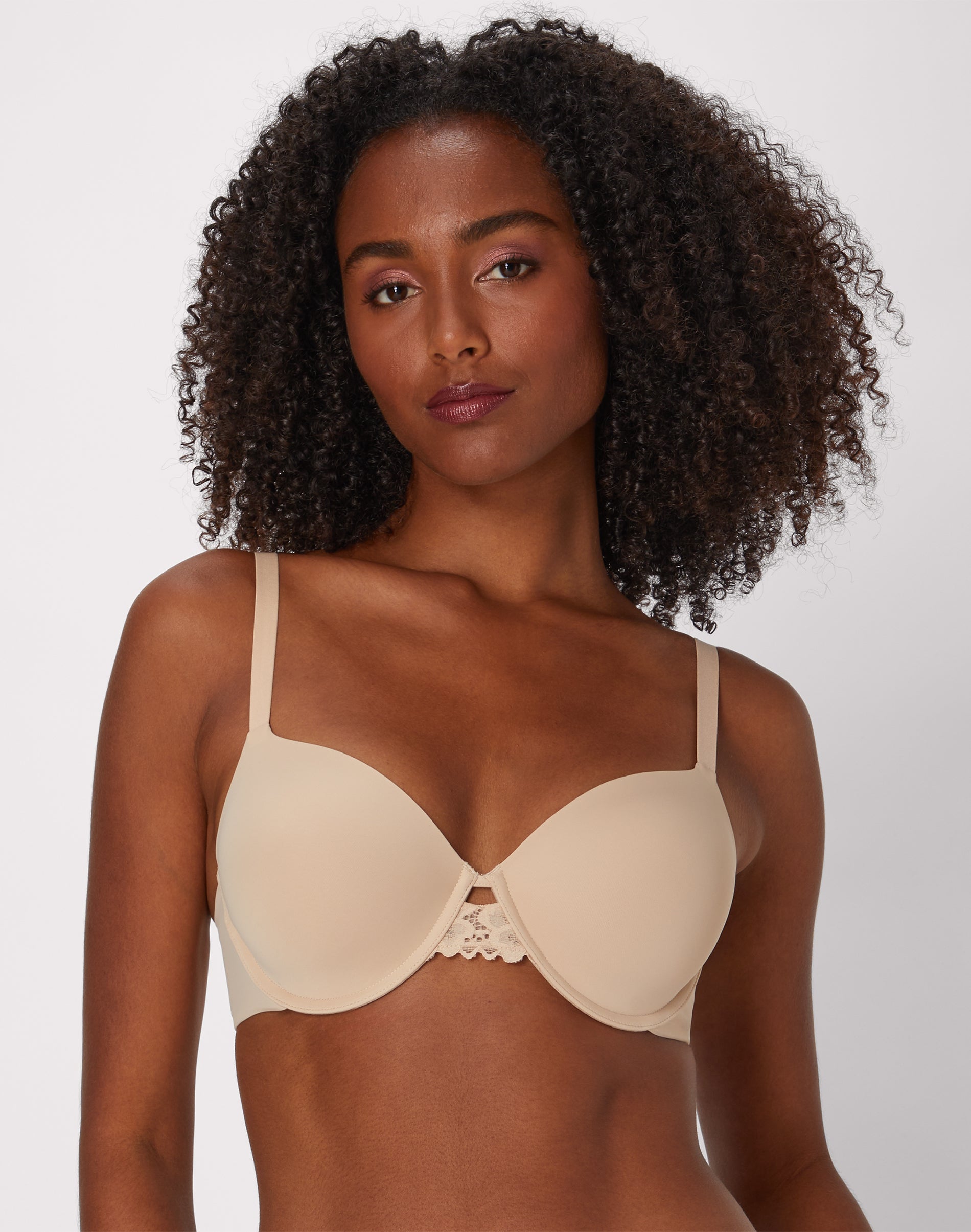 Maidenform One Fab Fit Full Coverage Underwire Bra Paris Nude 34DD Women’s