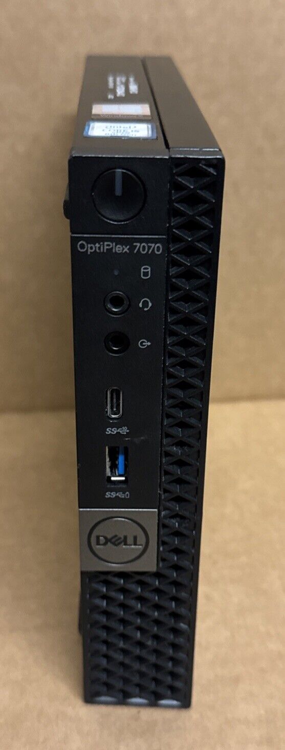 Dell Optiplex 7070 Micro i5-8500 CPU, 16GB Ram, No SSD Dell Optiplex 7070 Micro i5-8500 CPU, 16GB Ram, No SSD