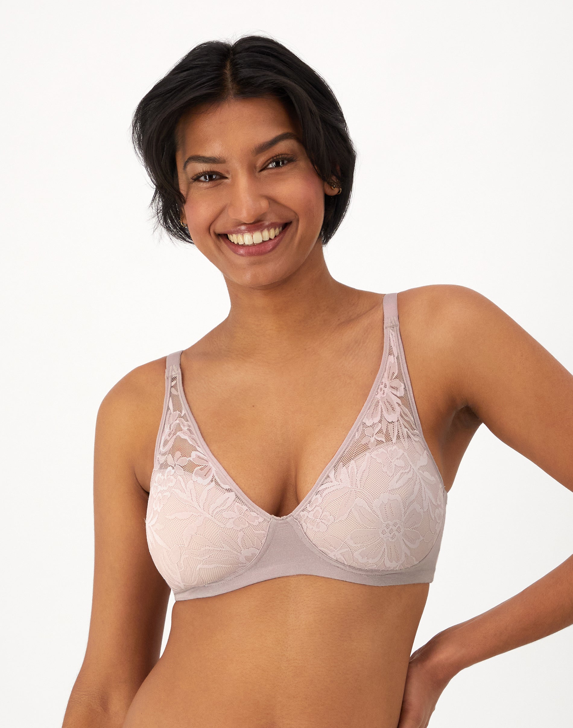 Bali Breathe Wireless T-Shirt Bra Gloss 2XL Women’s