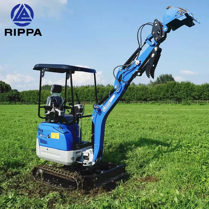 Rippa 1.5 Ton Mini Excavator R15 with Kubota Engine/Telescopic Tracks/Swing Boom