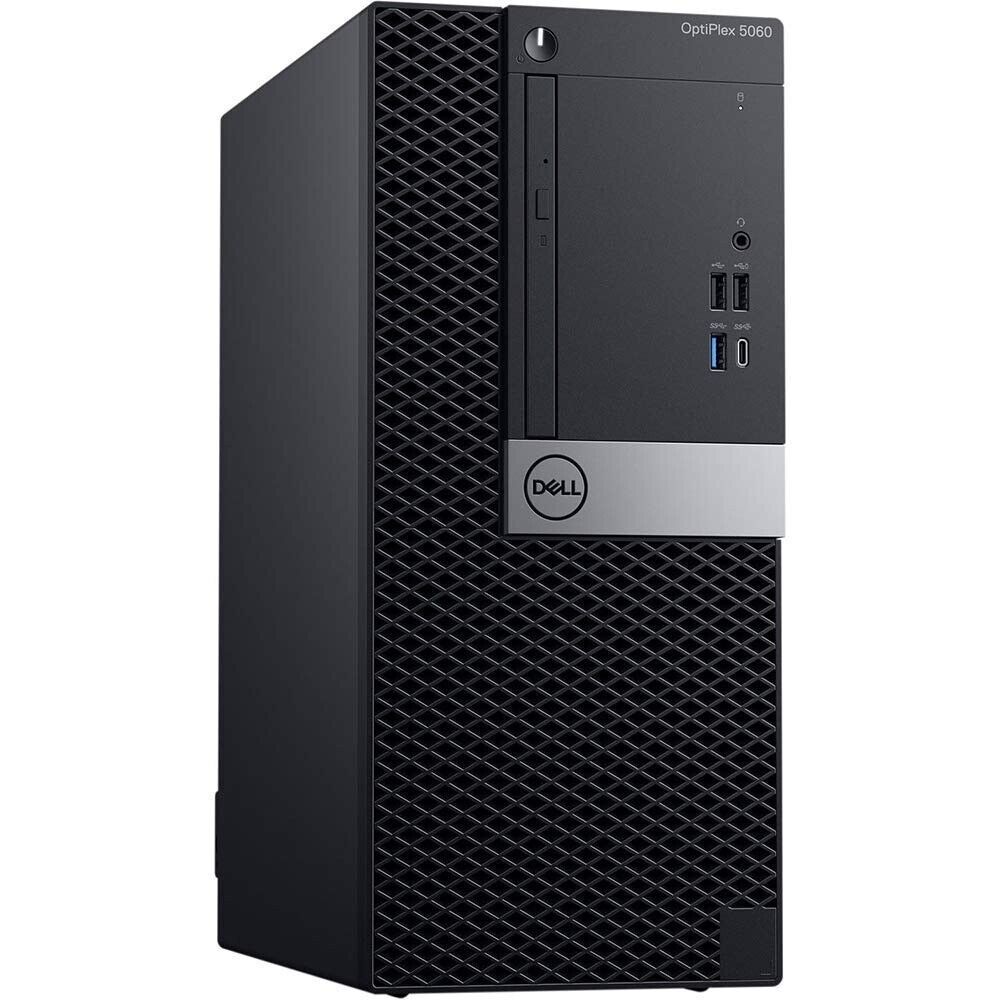 Dell OptiPlex 5060 Tower Intel i5-8th gen 16GB RAM 256GB SSD Win 11 Pro