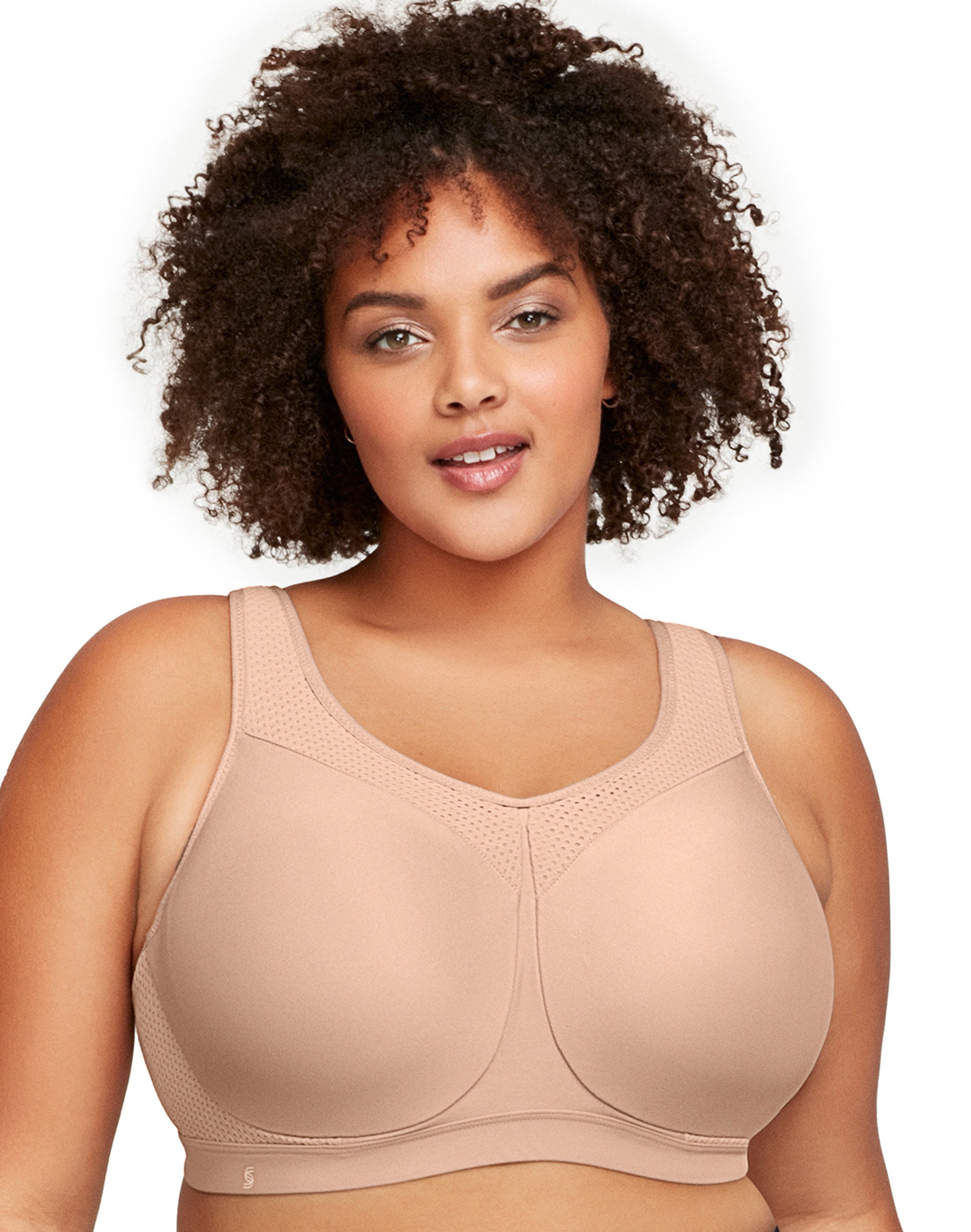 Glamorise Full Figure Plus Size High Impact WonderWire Sports Bra Cafe 40F Women’s