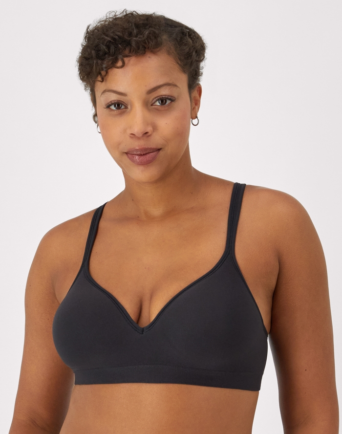 Bali Comfort Revolution Wireless Bra Almond Zag 38D Women’s