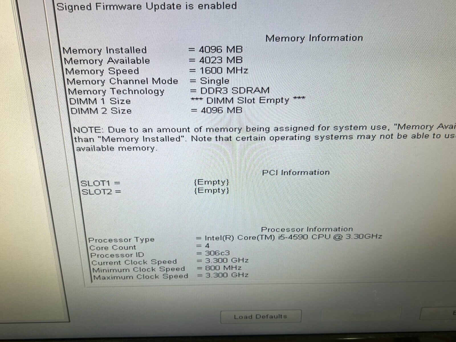Dell Optiplex 3020  Intel Core i5-4590 3.30GHz 4GB RAM No HDD No OS Dell Optiplex 3020  Intel Core i5-4590 3.30GHz 4GB RAM No HDD No OS