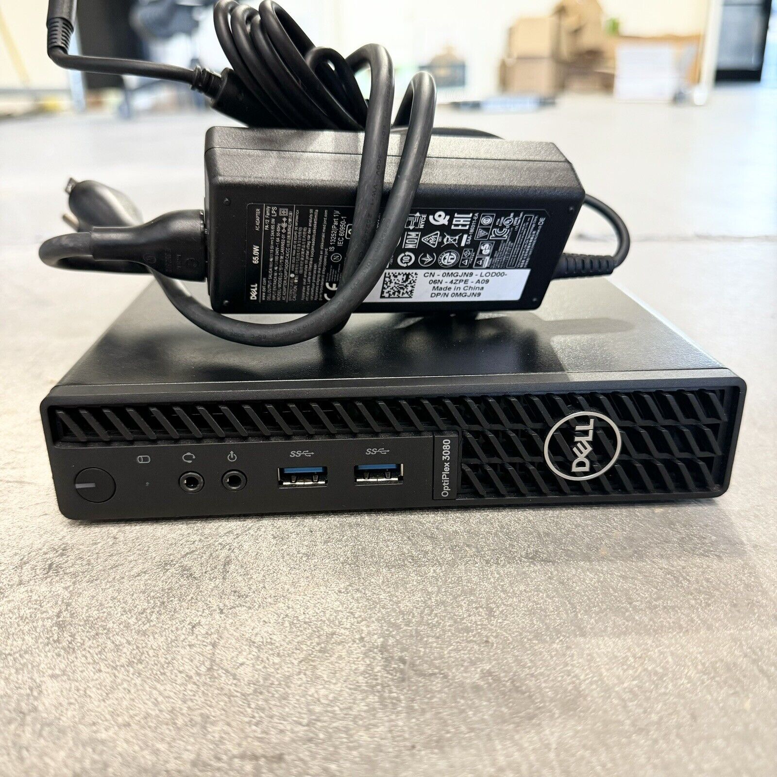 Dell OptiPlex 3080 Micro i3-10100T 3.0GHz 8GB RAM 256GB NVME W11P + Caddy, A/C