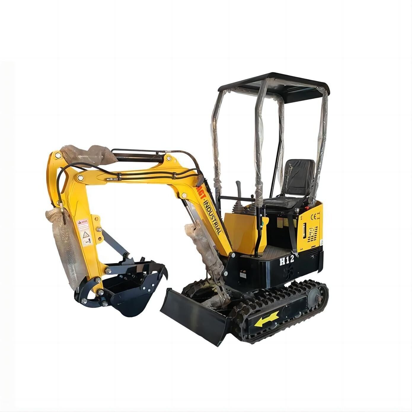 AGT H12 13.5HP Mini Excavator Briggs Stratton Engine Attachments Multi-Functions