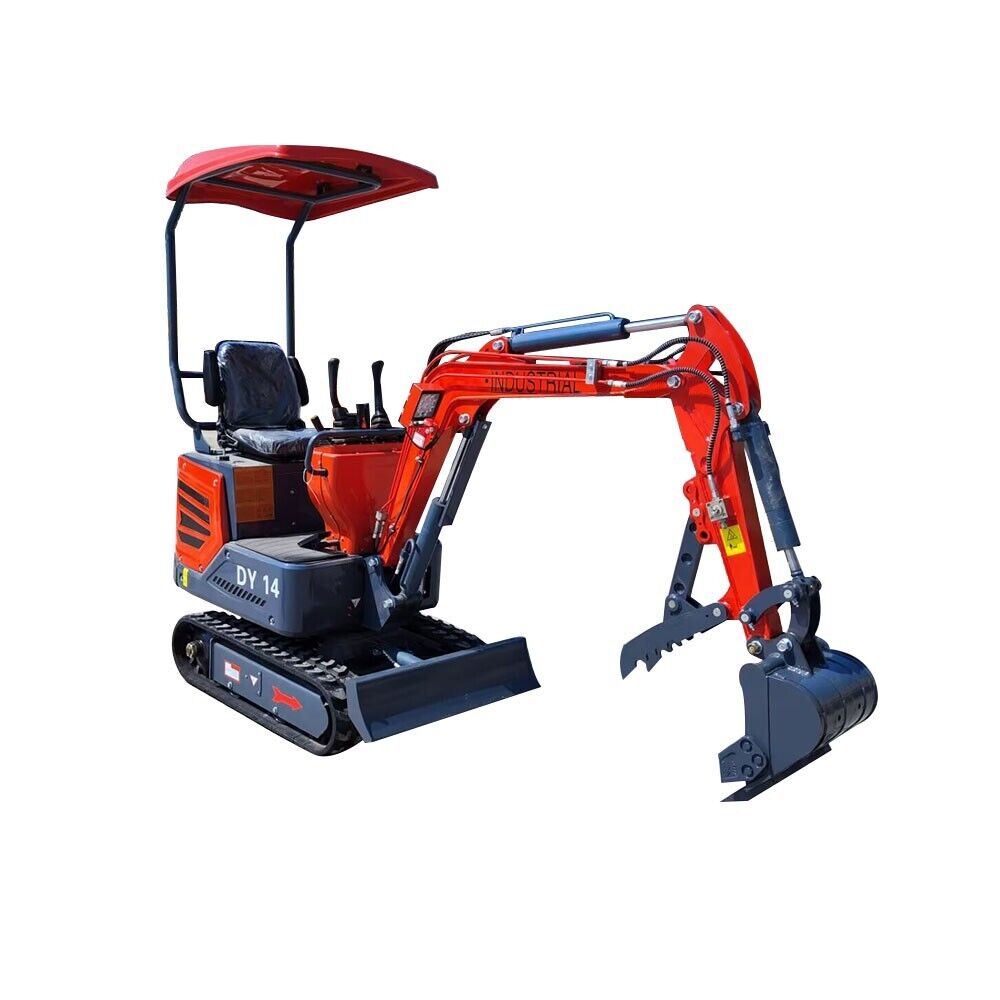 AGROTK 1.4 Ton B&S LCT Gasoline Engine Mini Excavator Rubber Track Excavator