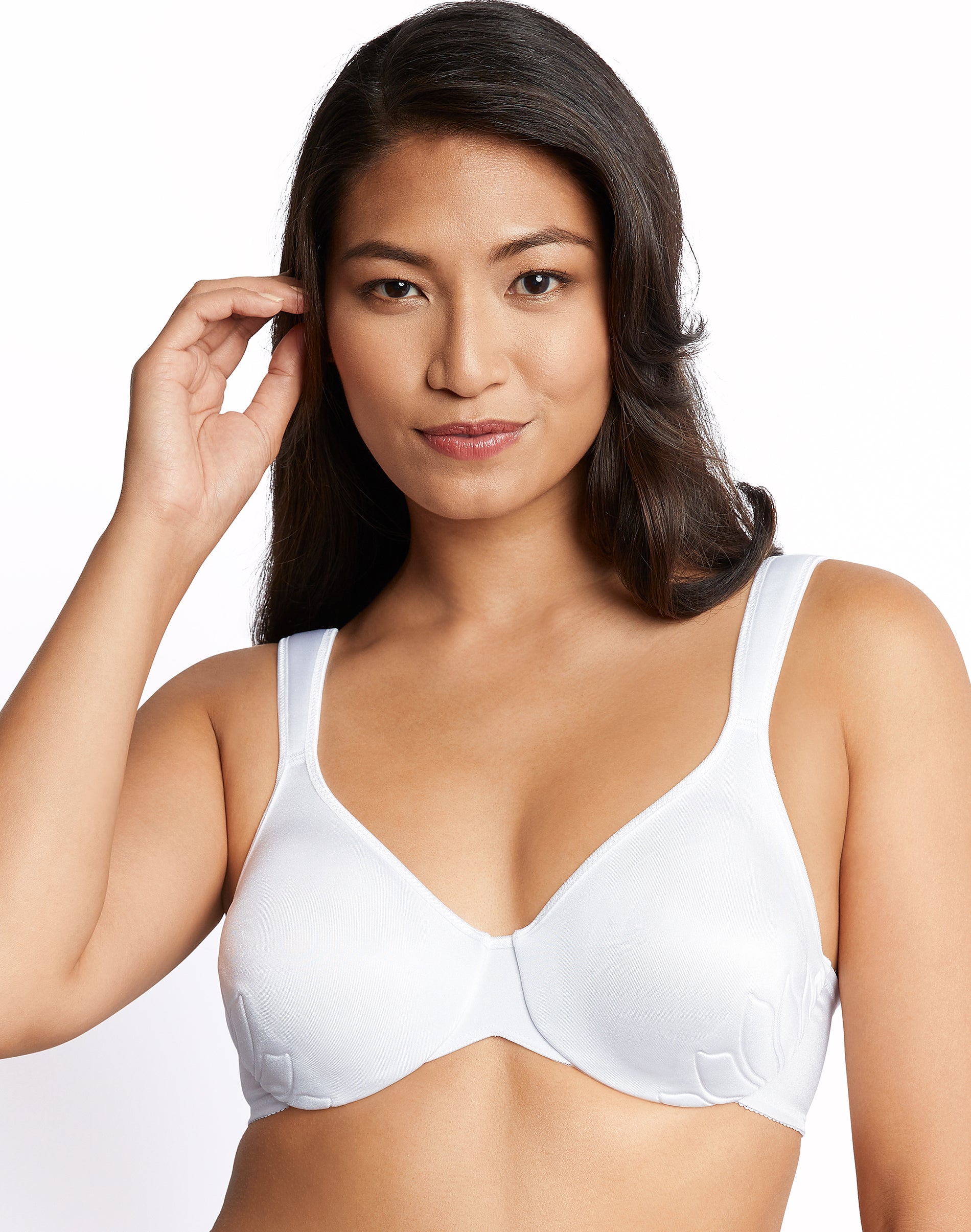 Bali Live It Up Seamless Underwire Bra White 42DDD Women’s