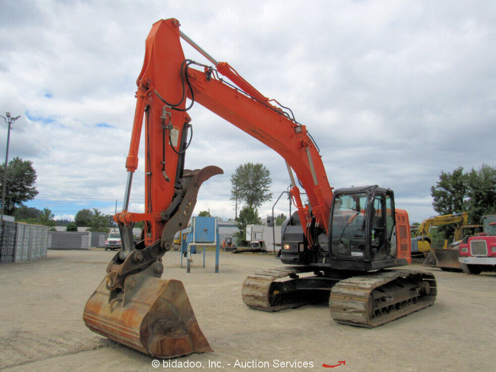 2014 Hitachi ZX245USLC-5N Excavator Trackhoe Hydraulic Thumb Aux Hyd Q/C bidadoo