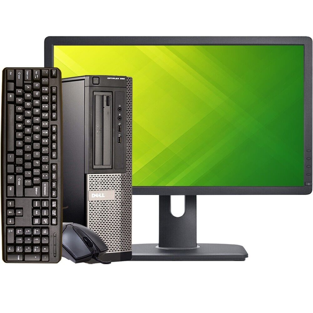 Dell Desktop Computer i5 PC SFF Up To 16GB RAM 2TB HD/SSD 24in Windows 10 Pro Dell Desktop Computer i5 PC SFF Up To 16GB RAM 2TB HD/SSD 24in Windows 10 Pro