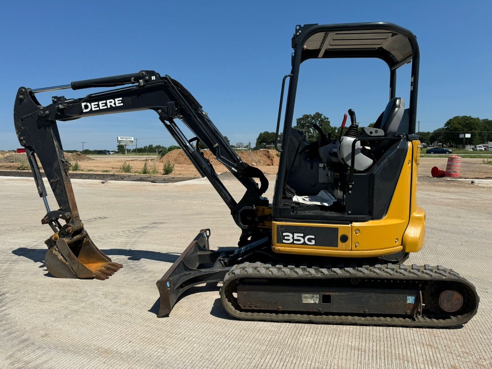 2019 JOHN DEERE 35G MINI EXCAVATOR 1928 HR