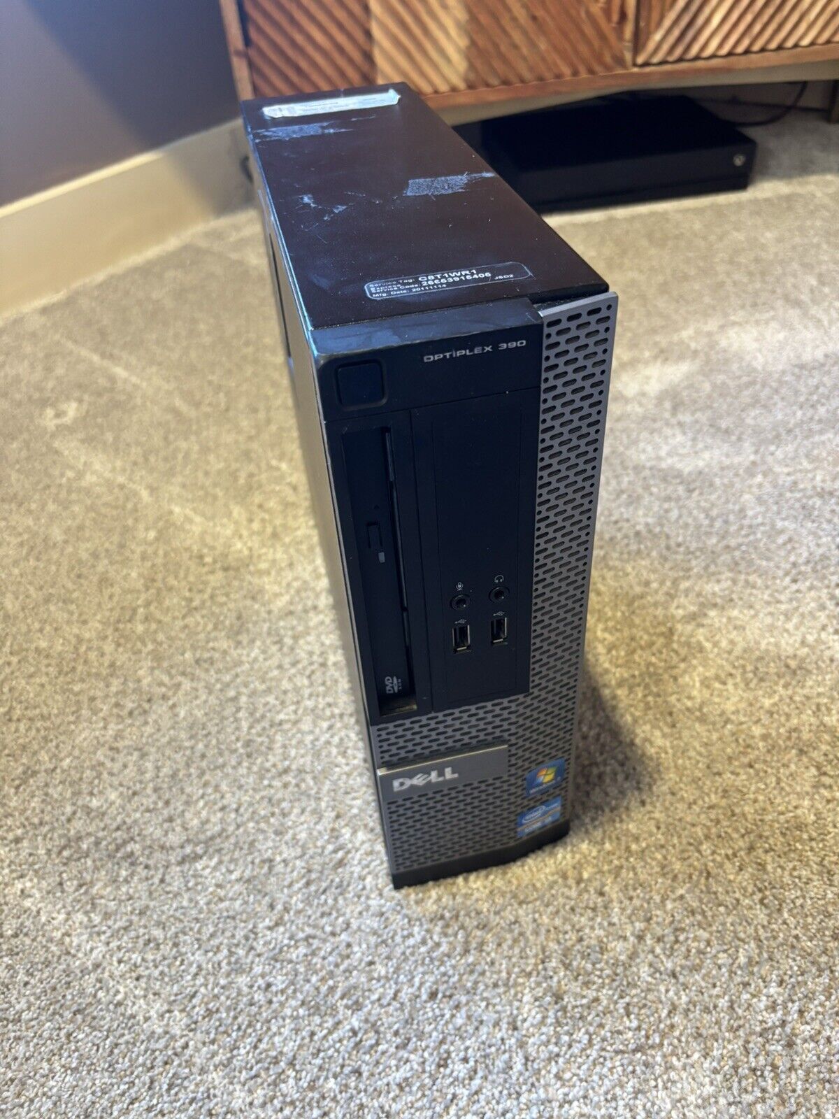 Dell Optiplex 390 Intel Core i3-2100 3.1GHz 8GB Ram 200GB HDD SFF Desktop PC