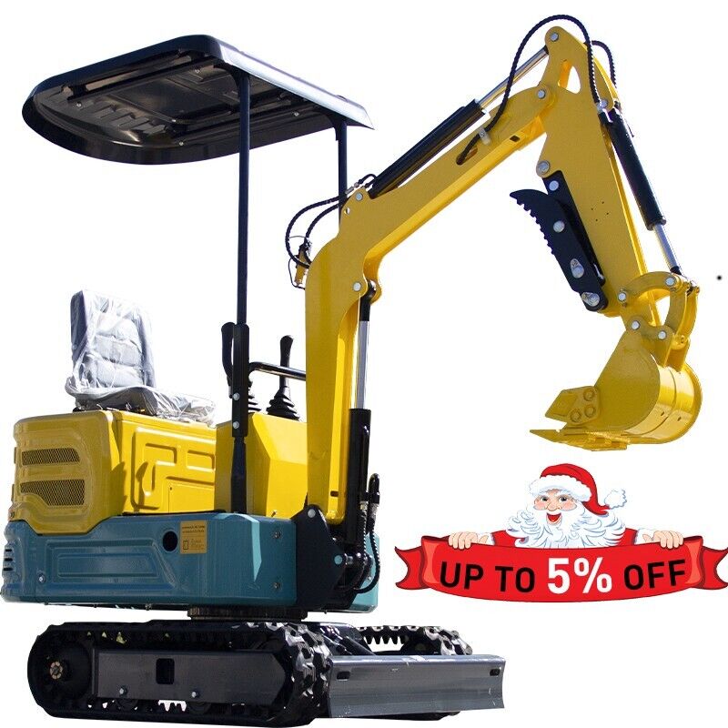 2000 lbs 13.5 HP Mini Hydraulic Excavators Digger Crawler Gasoline EPA For Sale