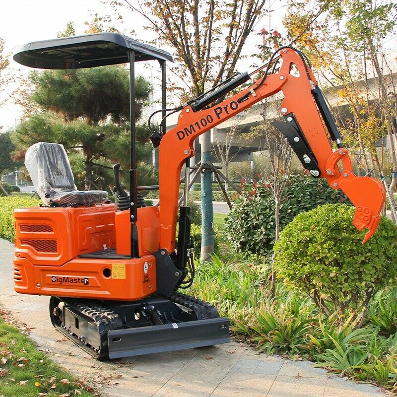 FREE SHIP Mini Excavator 1 Ton Digger 13.5hp Gas Tracked Crawler B&S EPA Engine