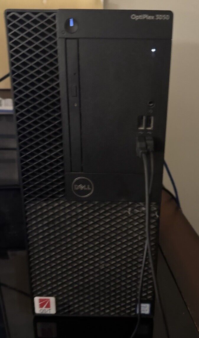 Dell Optiplex 3050 Tower Desktop Intel i3-7100T 8GB 256GB DVD WiFi W10p