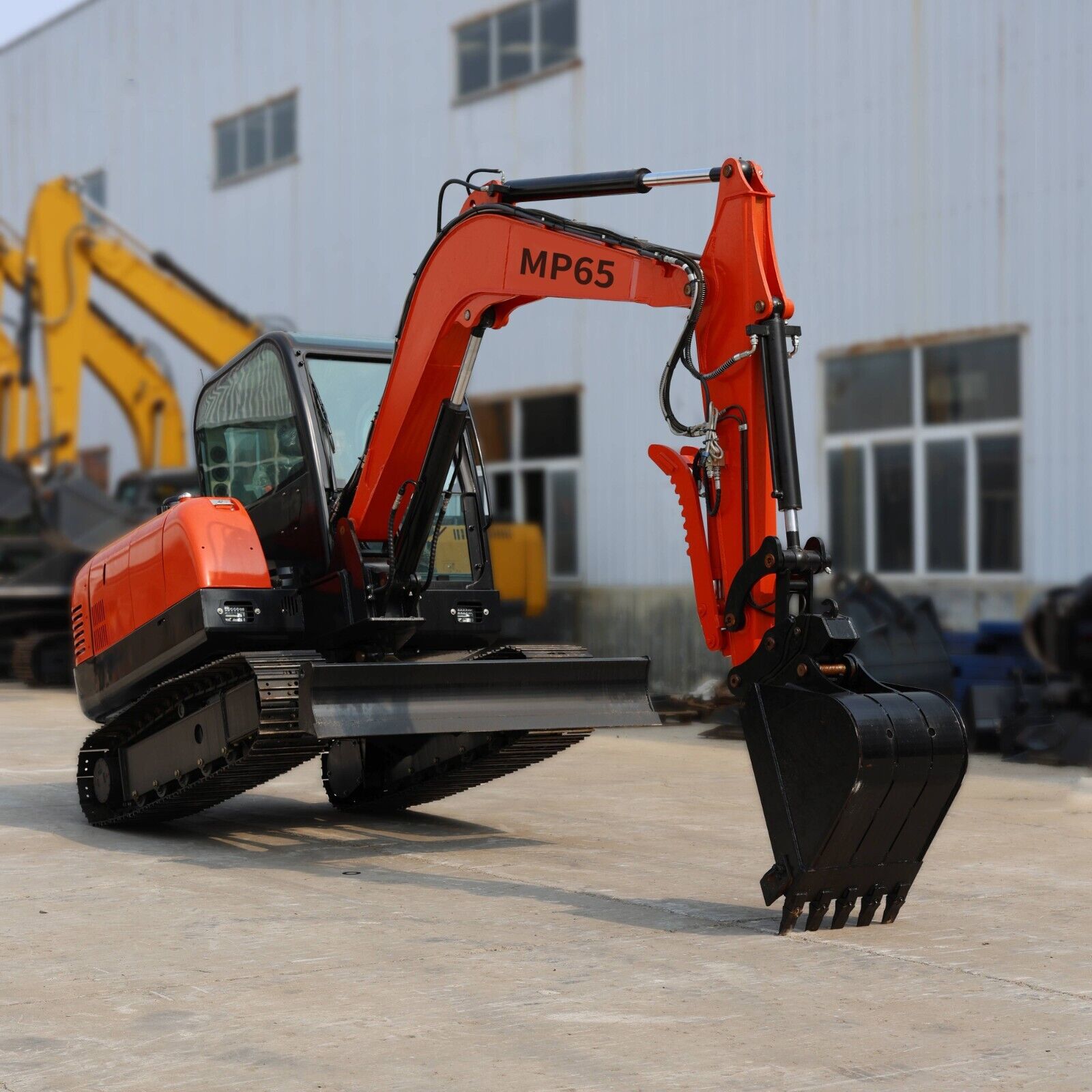 Free Shipping 6 Ton Mini Excavator Yanmar Diesel Engine Steel Tracks NO THUMB Free Shipping 6 Ton Mini Excavator Yanmar Diesel Engine Steel Tracks NO THUMB