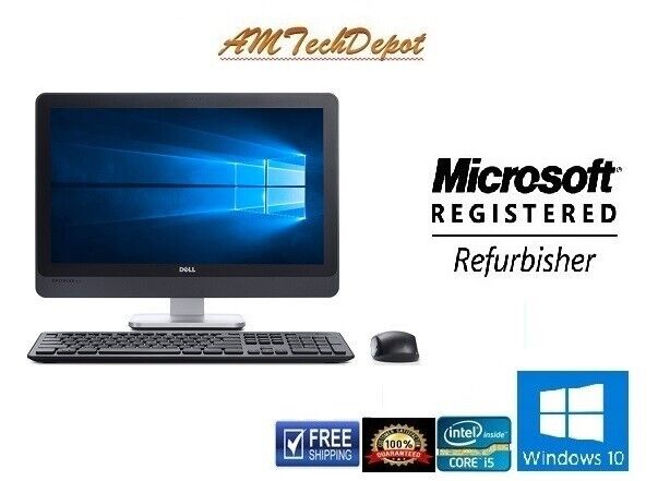 Dell OptiPlex 9020 AIO Intel Core i5-4570S 2.9Ghz 16GB 500 HDD Win10 Pro 64-BIT