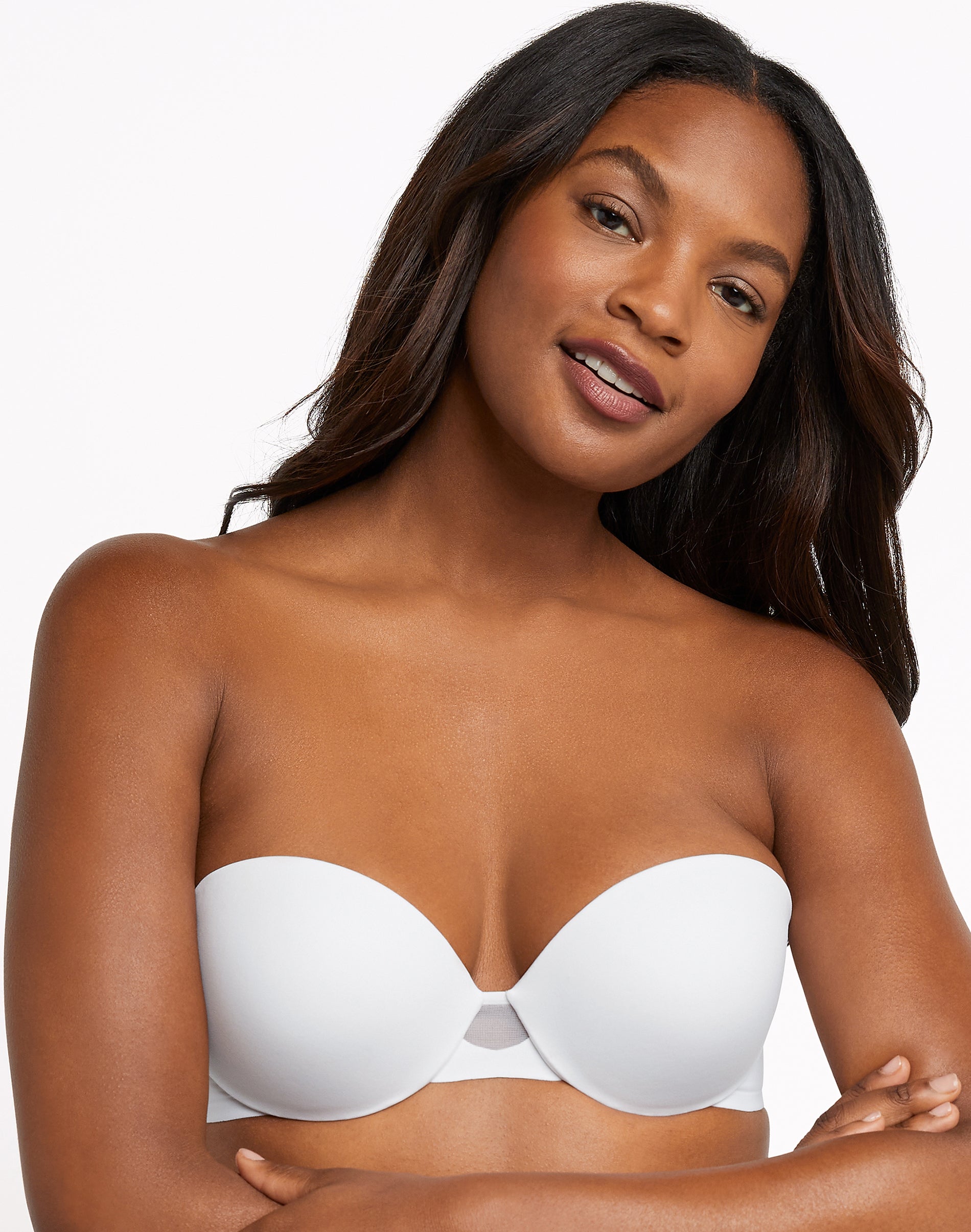 Maidenform DreamWire Strapless Multiway Underwire Bra White 36B Women’s