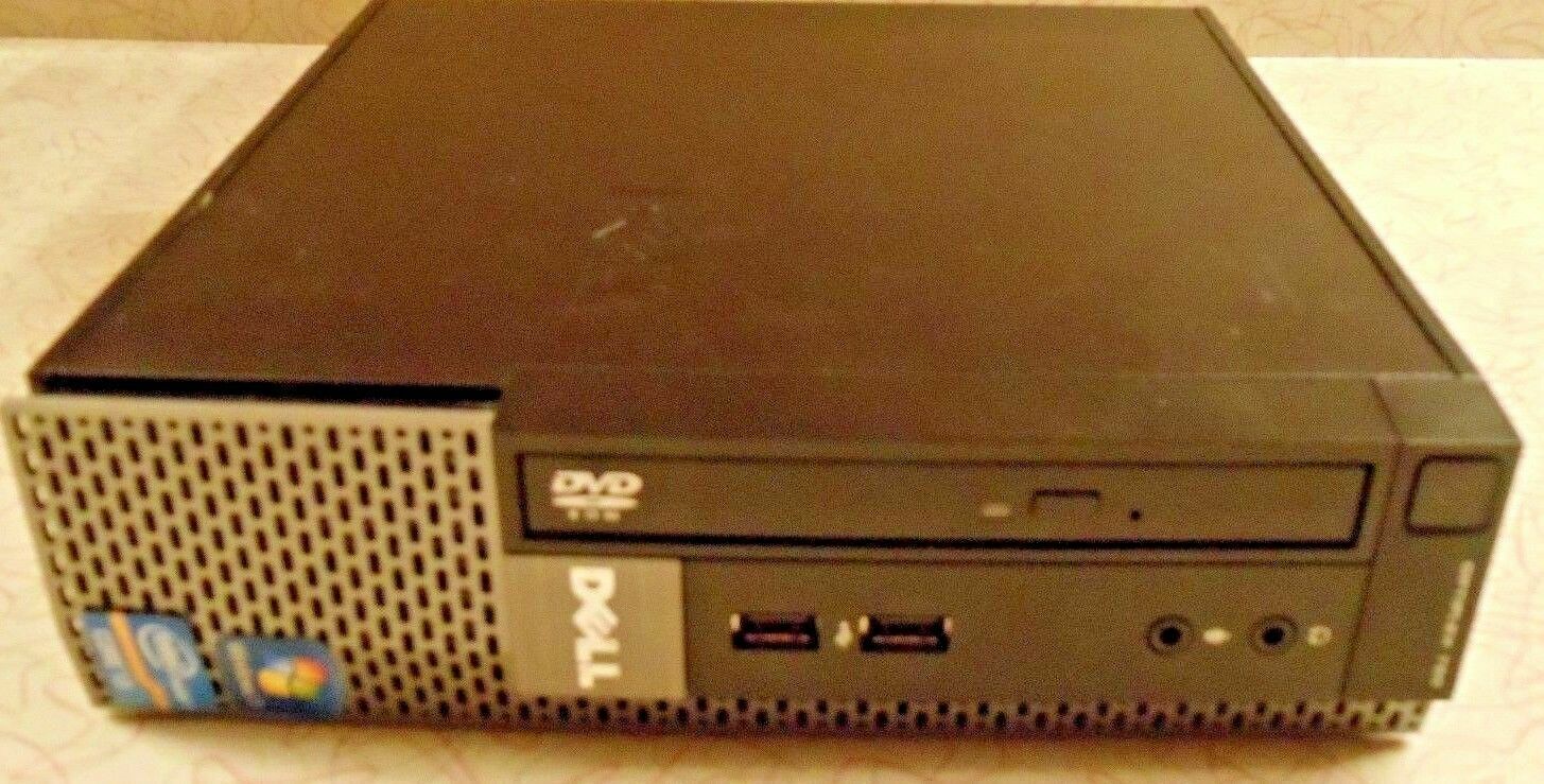DELL Optiplex 780 USFF CORE2DUO 3.0GHz 4GB RAM 250GB HDD/DVDRW WINDOWS 10