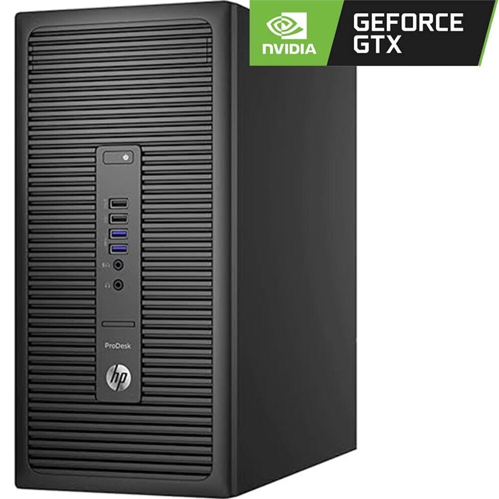 HP Gaming PC Desktop i5 16GB RAM 512GB SSD 22in LCD Windows 10 NVIDIA Graphics