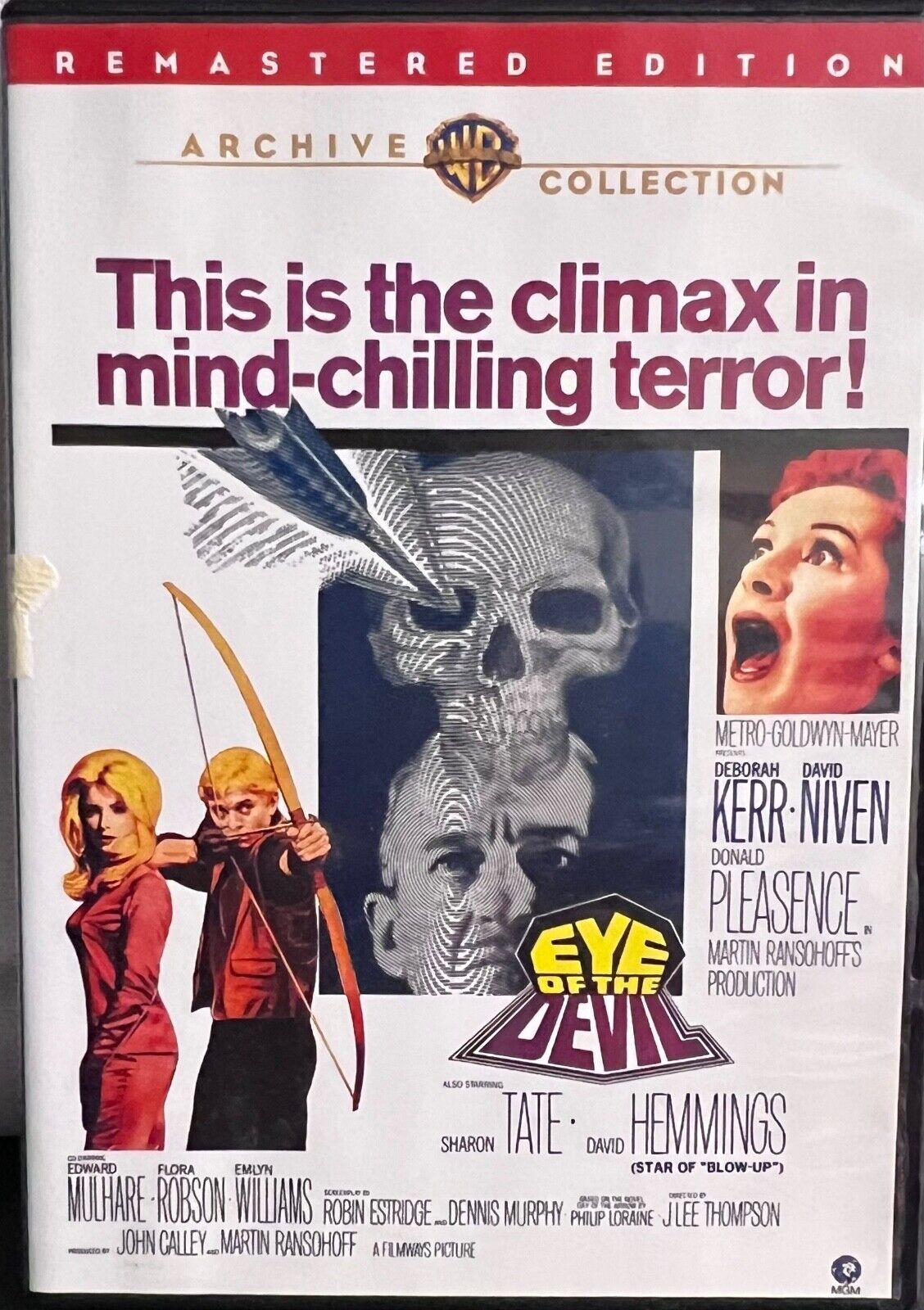EYE OF THE DEVIL, DVD, DEBORAH KERR, DAVID NIVEN, SHARON TATE, DONALD PLEASENCE
