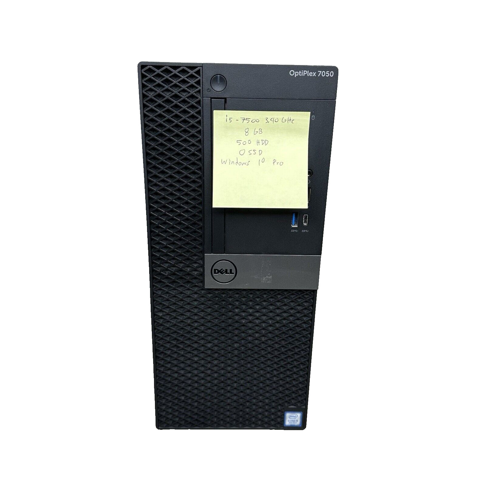 Dell OptiPlex 7050 MT Intel i5-7500 3.4GHz 8GB 500GB HDD Win 10 Pro No SSD