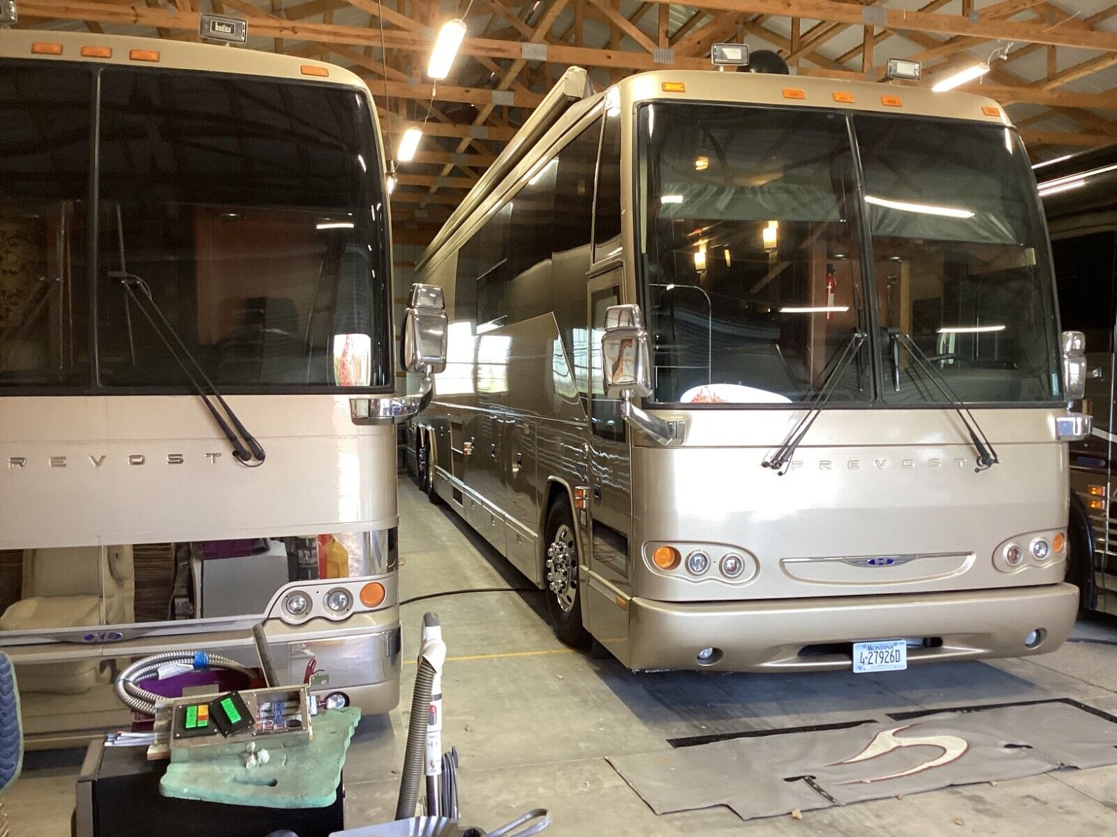 2006 Prevost luxury coaches, one XL2 and one H345 VIP