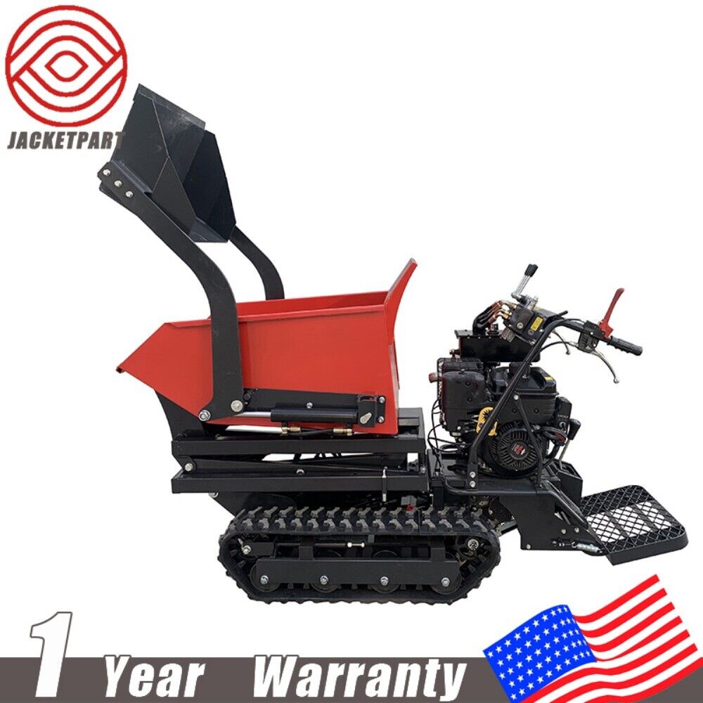 Mini Truck Dumper 9HP 270cc Small Rubber Crawler Transport All Terrain