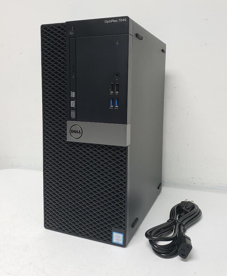 Dell OptiPlex 7040 MT Desktop Intel Core i5-6500 256GB SSD 8GB RAM Win 11 Pro