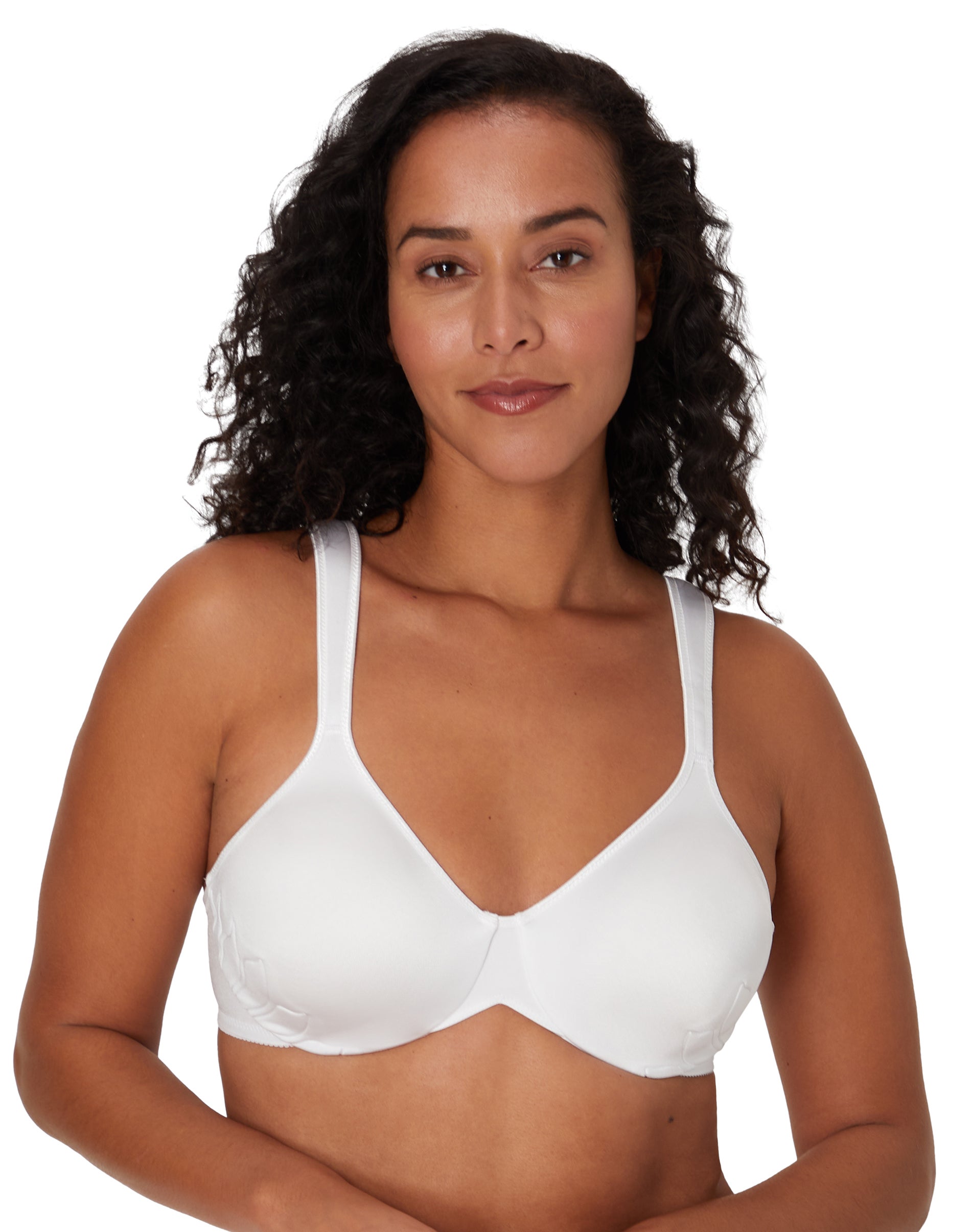Bali Live It Up Seamless Underwire Bra White 40DDD Women’s