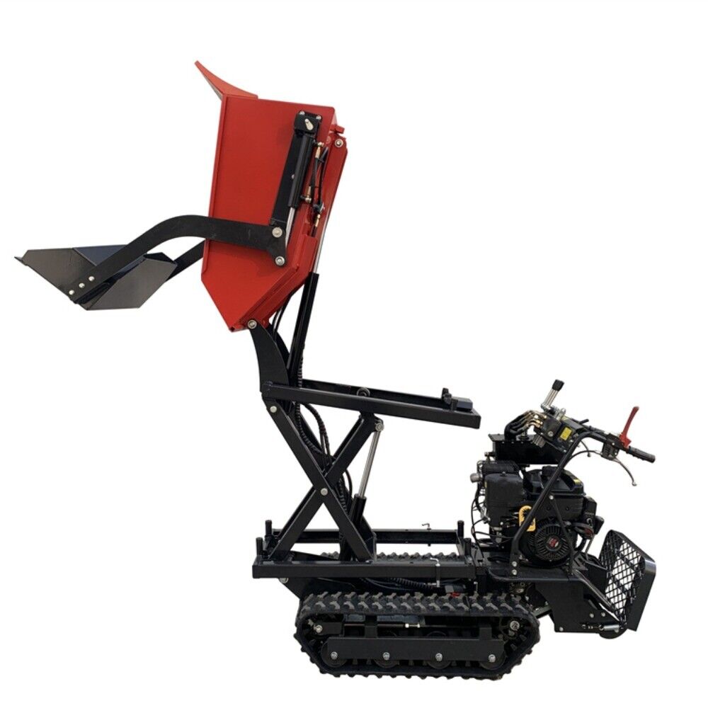 Mini Truck Dumper 9HP 270cc Small Rubber Crawler Transport All Terrain