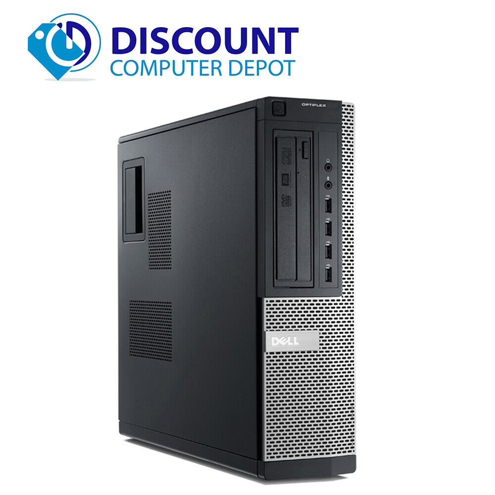 Fast Dell Optiplex Core i3 Desktop Computer PC 3.20GHz 4GB 250GB Windows 10 WiFi