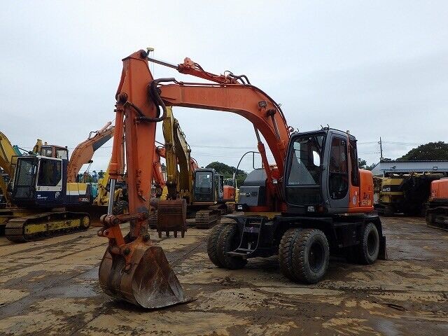2004 Wheel Type Excavator  Hitachi ZX125W Pip 4399 Hours Only