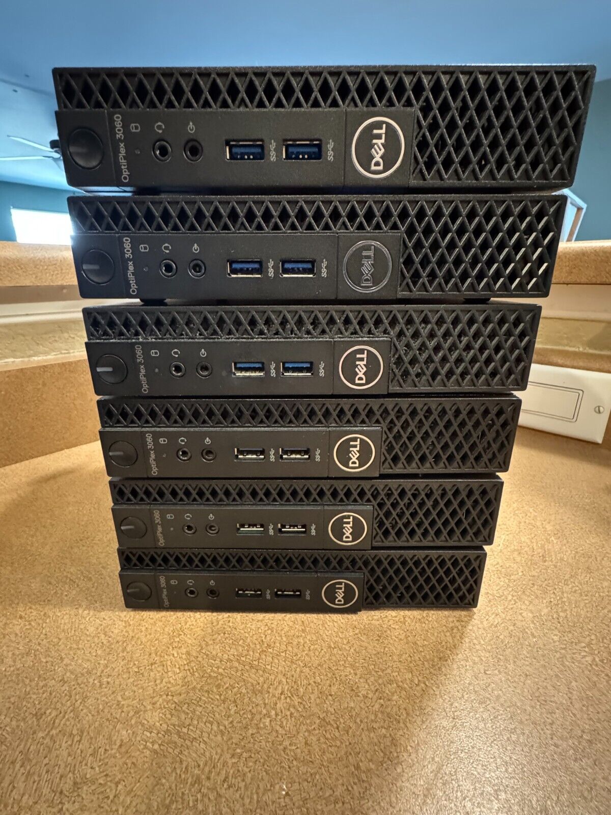 Lot of 6 OptiPlex 3060 Micro i5-8500T 8GB RAM 256GB SSD Win10 Pro +AC ++WIFI