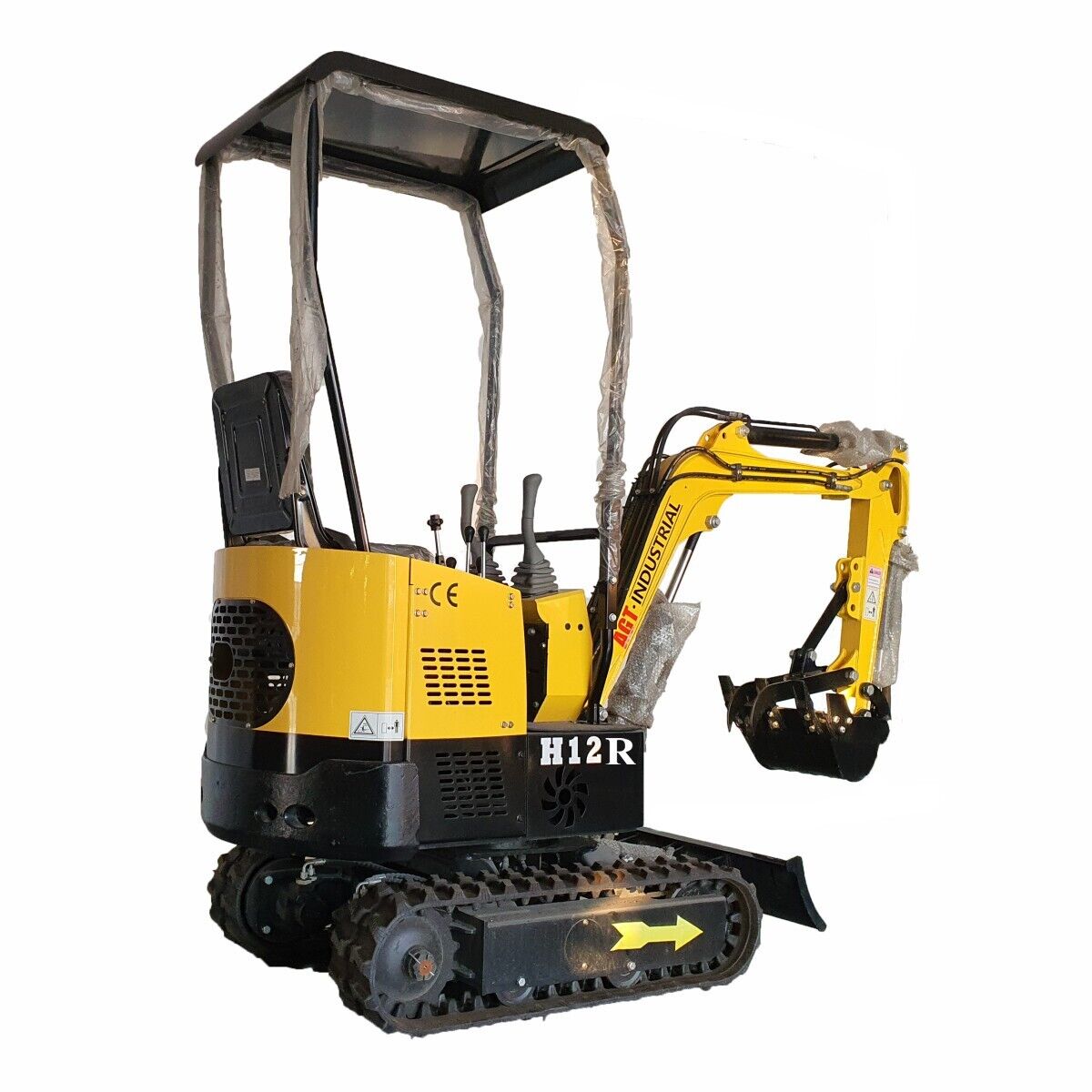 AGT 13.5HP RATO Gas Engine Mini Excavator Digger 1Ton Tracked Crawler Thumb clip AGT 13.5HP RATO Gas Engine Mini Excavator Digger 1Ton Tracked Crawler Thumb clip